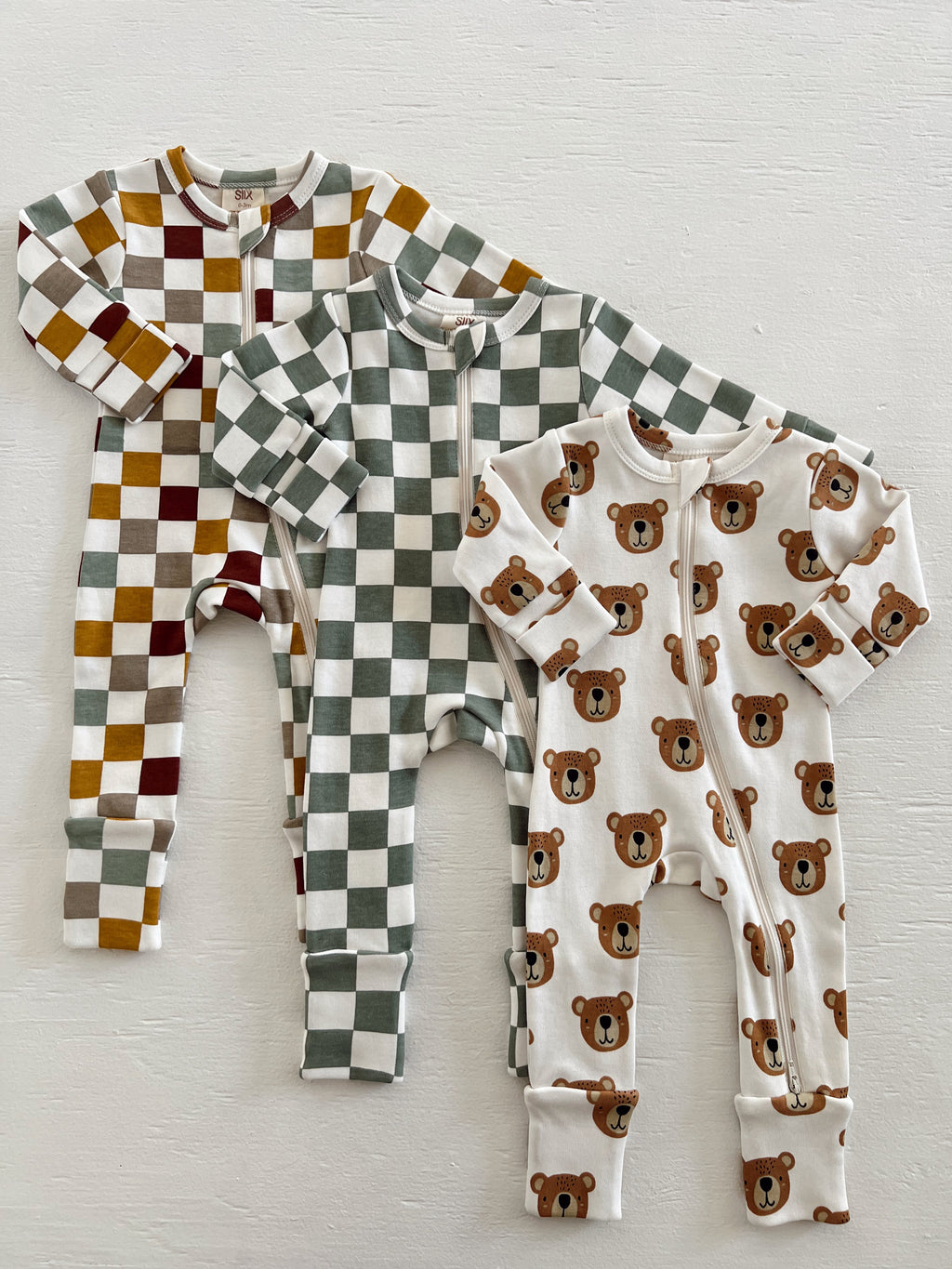 Baby Bear / Organic 2-Way Zip Romper