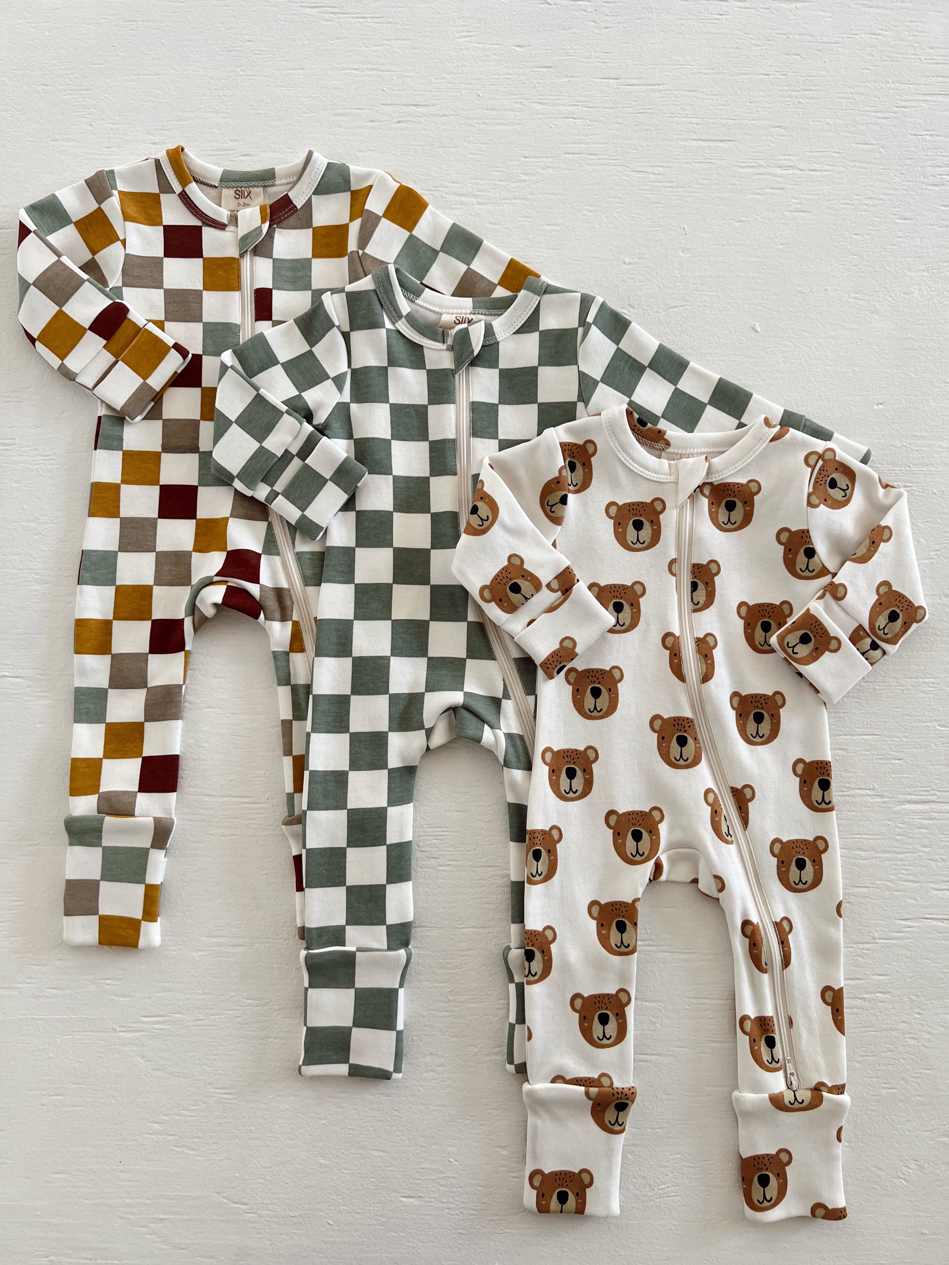 Baby Bear / Organic 2-Way Zip Romper