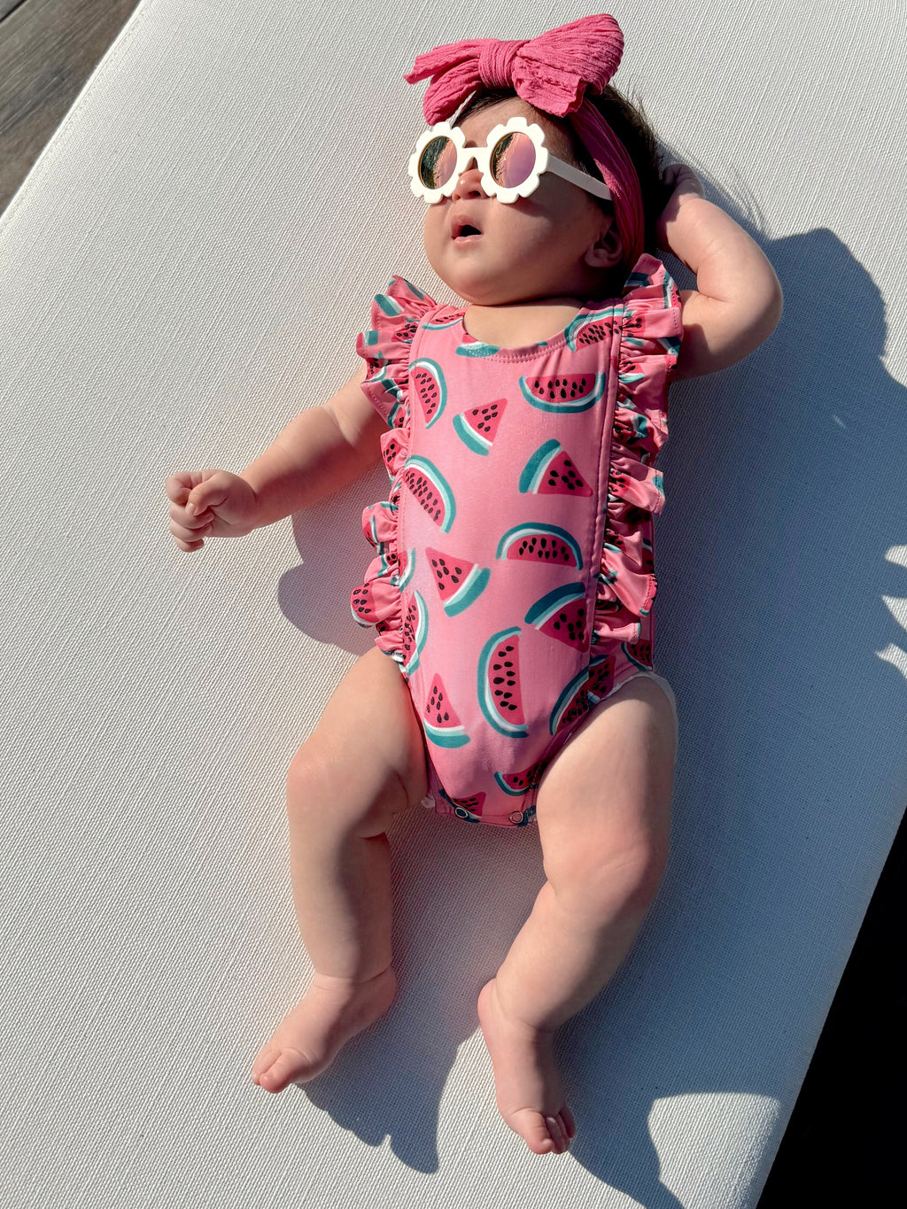 Watermelon / Monaco Swimsuit / UPF 50+