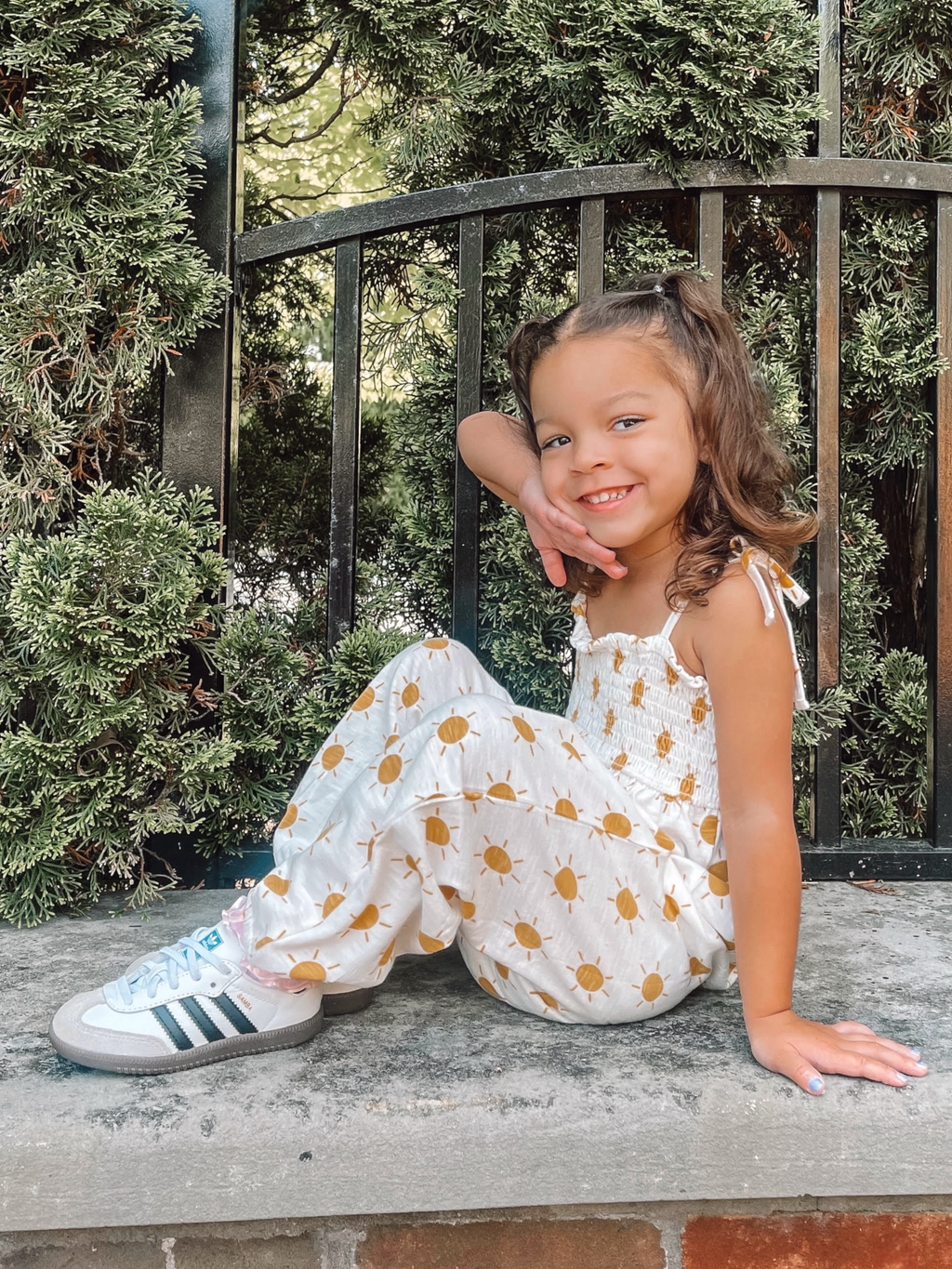Sun / Organic Smocked Jumpsuit