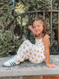 Sun / Organic Smocked Jumpsuit
