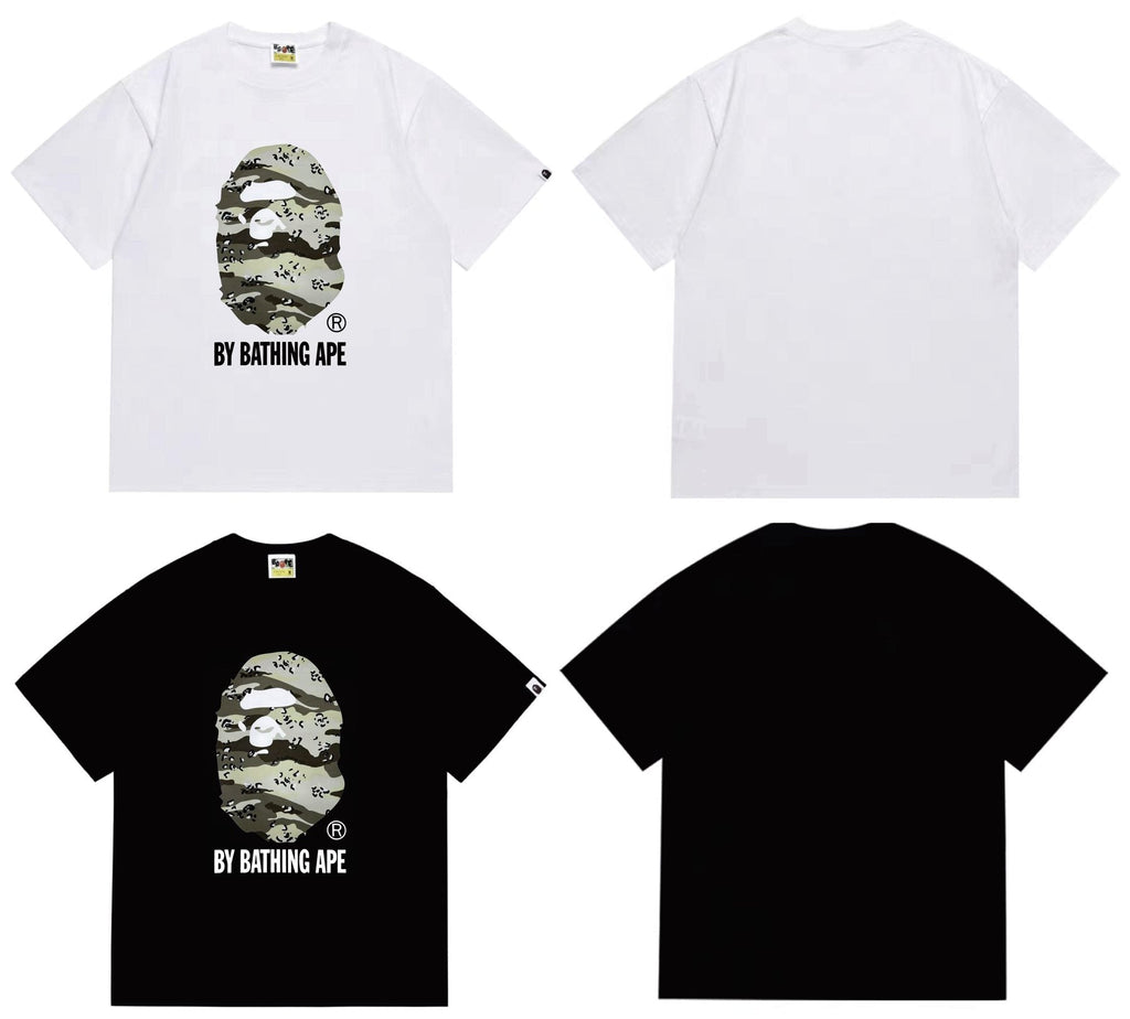BAPE Olive Camo Ape Head Graphic T-Shirt — comparison