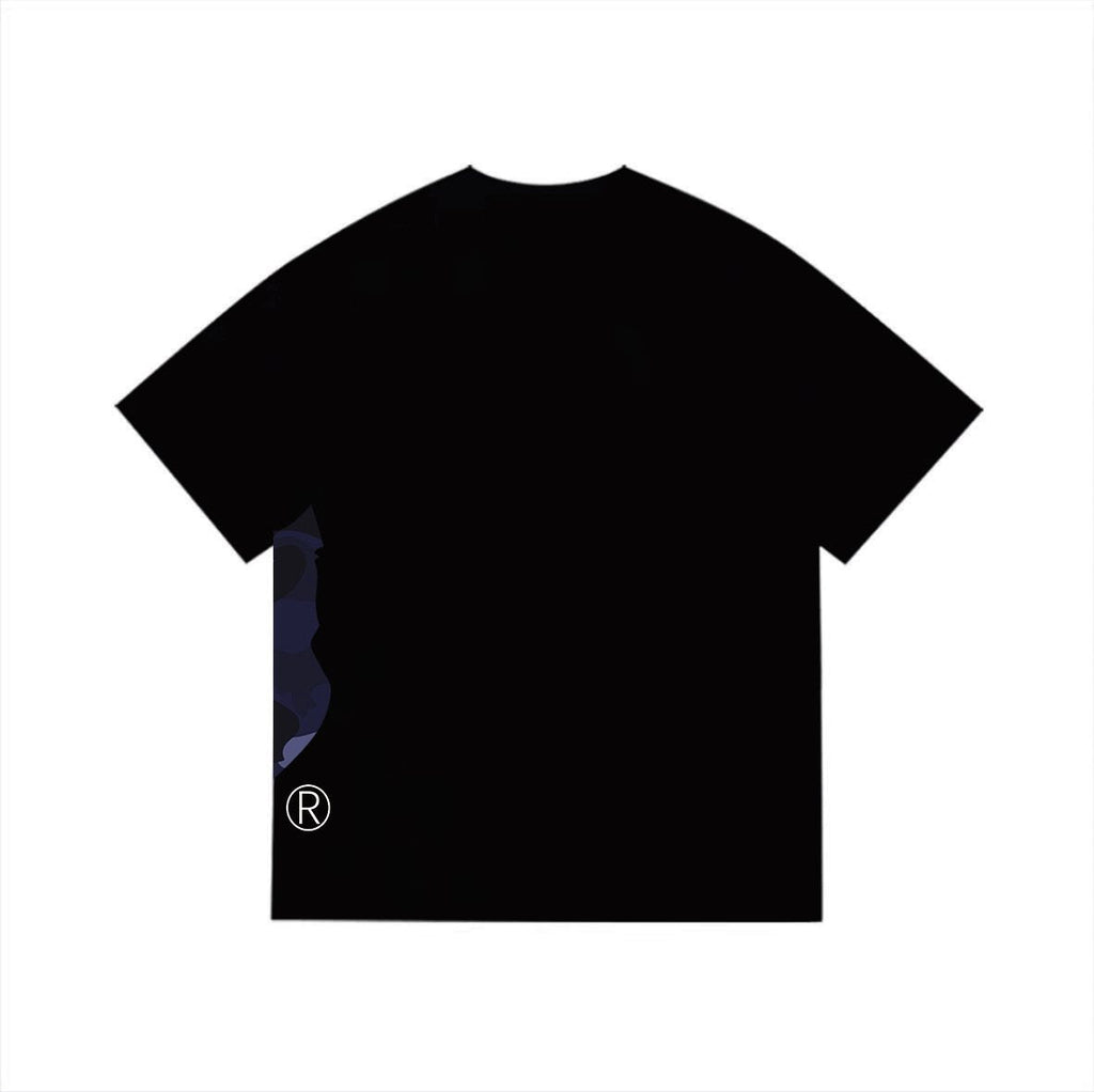 BAPE Blue Camo Side Graphic T-Shirt — back