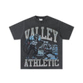 VALE USA Athletic Rhinestone Graphic T-Shirt — hero