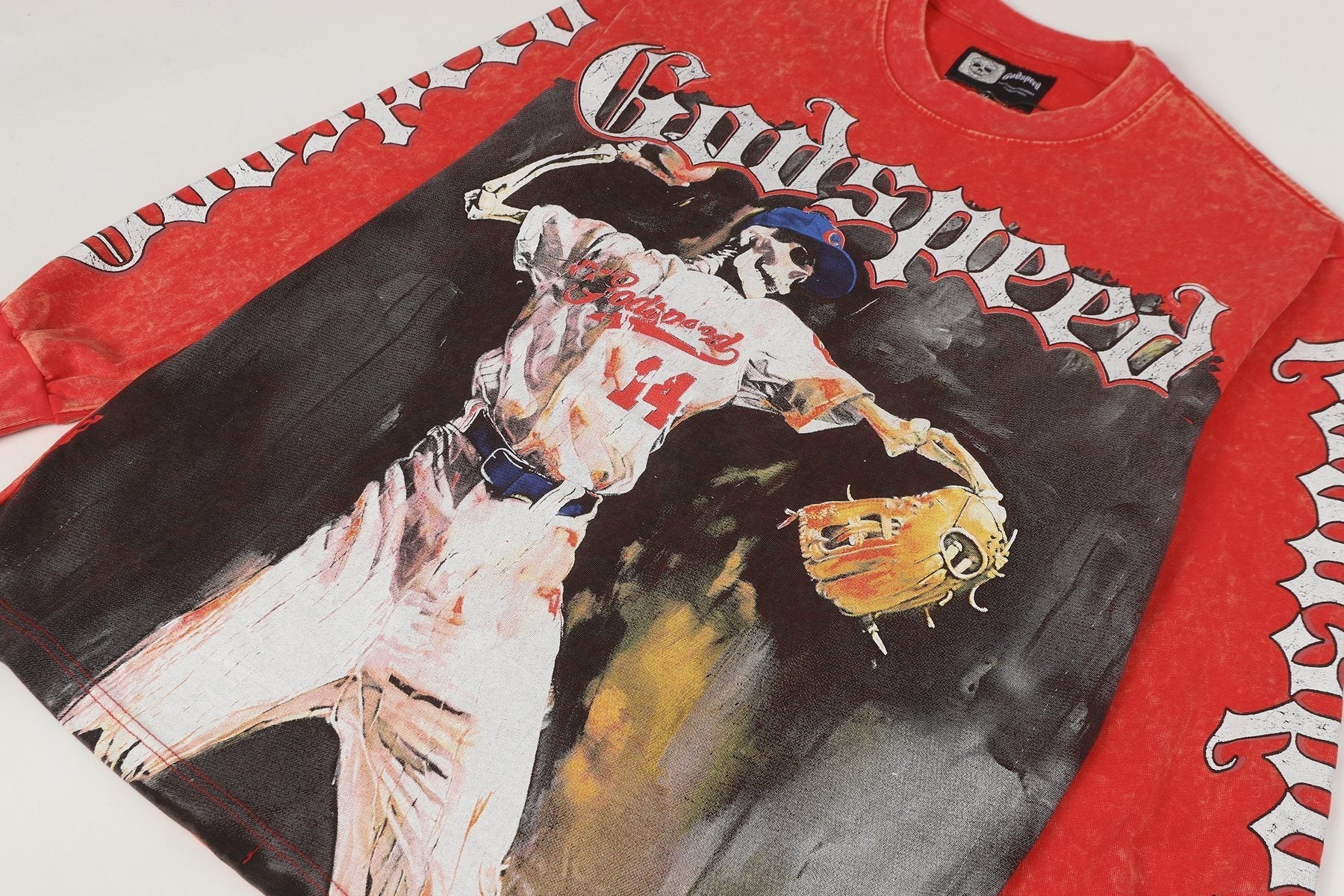 Godspeed Baseball Graphic Long-Sleeve T-Shirt — detail