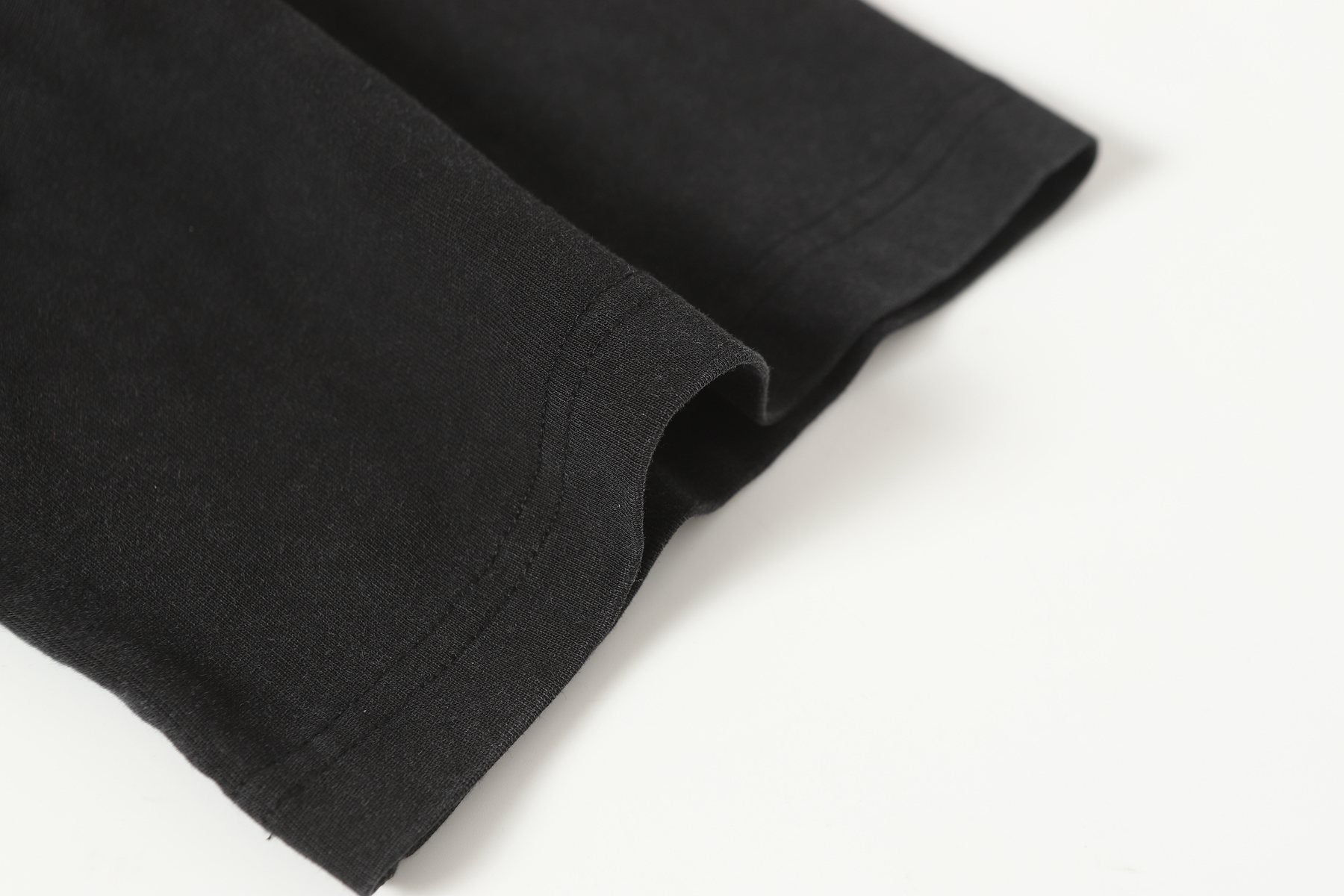 Godspeed Washed Black Racing Car Graphic T-Shirt — fabric_closeup