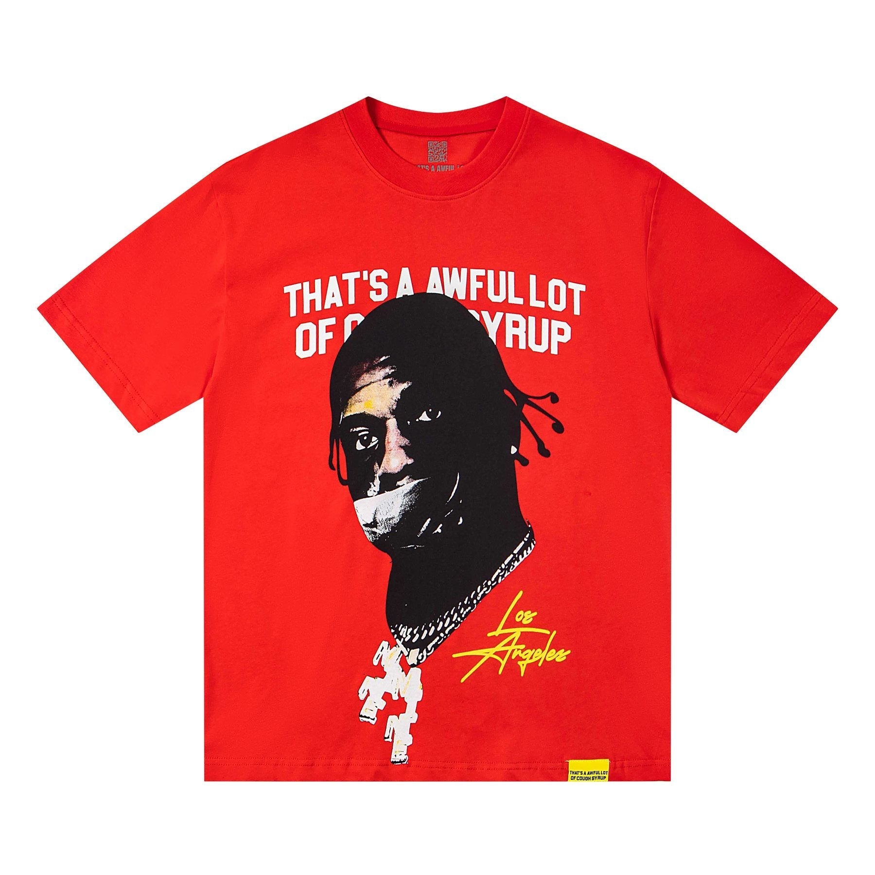 THAT'S A AWFUL LOT OF COUGH SYRUP Portrait Graphic T-Shirt — front