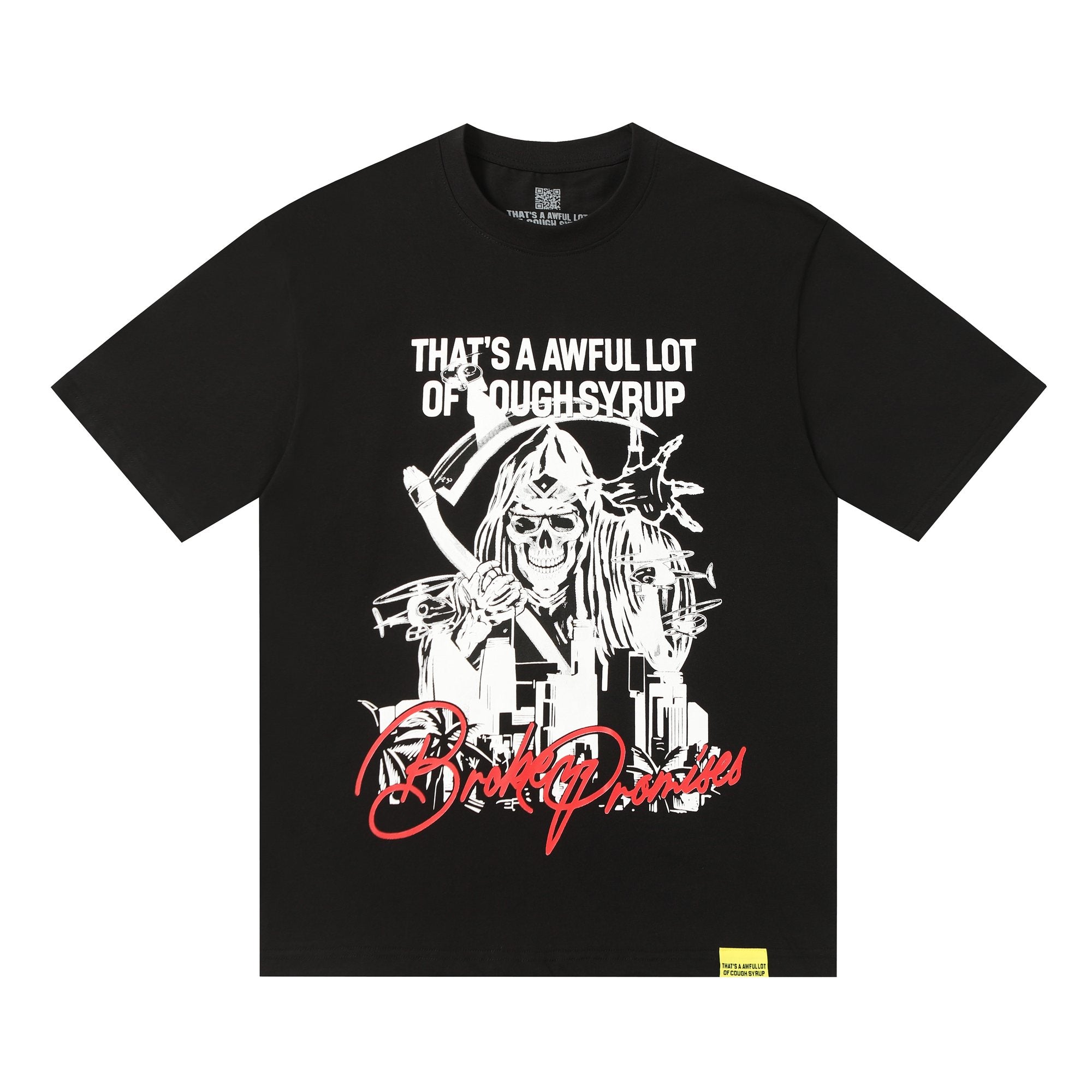 THAT'S A AWFUL LOT OF COUGH SYRUP Front & Back Graphic T-Shirt — hero