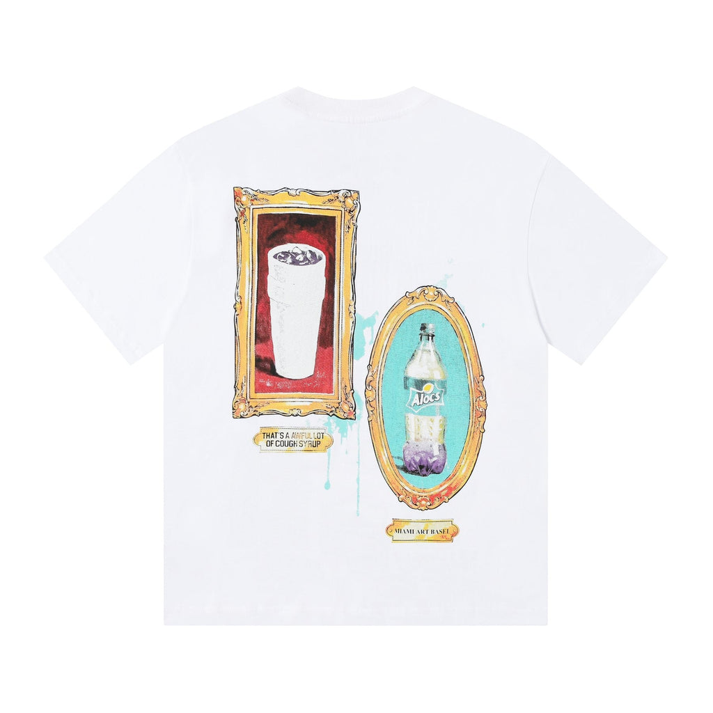 THAT'S A AWFUL LOT OF COUGH SYRUP Bottle Graphic T-Shirt — back