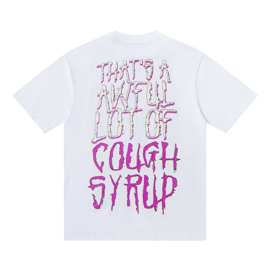 THAT'S A AWFUL LOT OF COUGH SYRUP Graphic Short-Sleeve T-Shirt — back