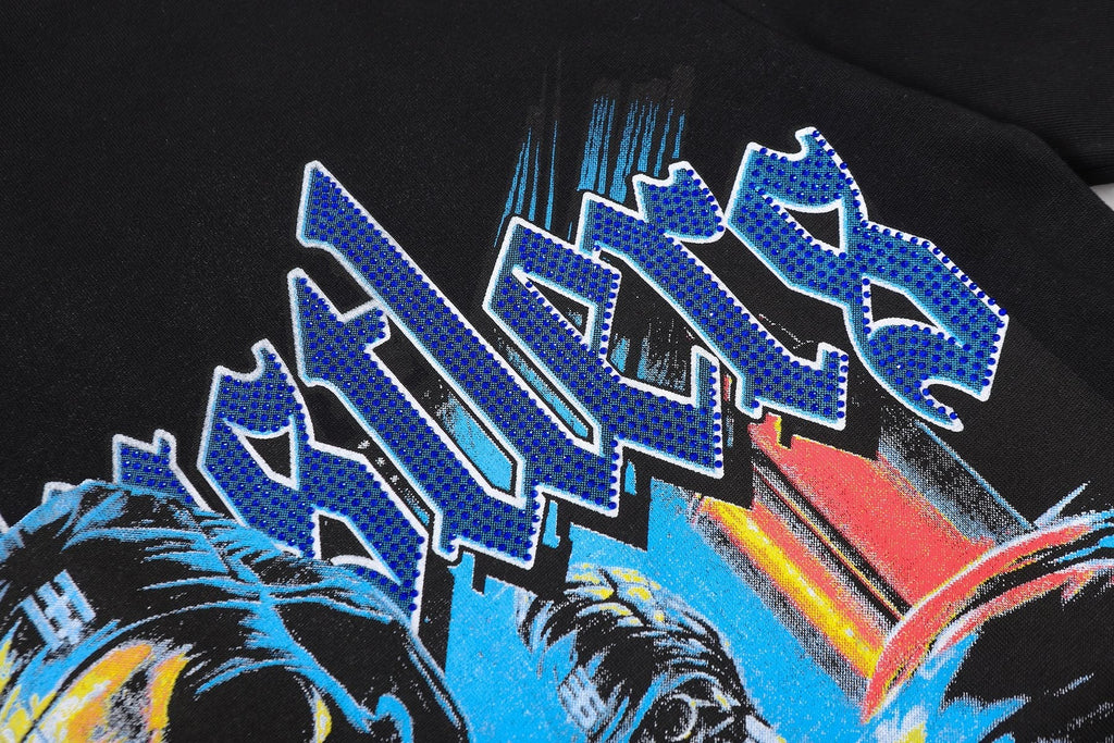 Life Hustlere Skeleton Graphic Short-Sleeve T-Shirt — detail