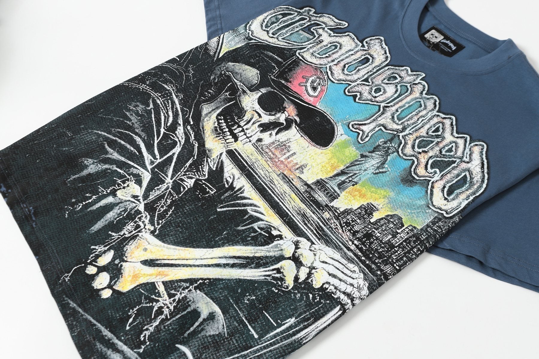 Godspeed Skull City Back Graphic T-Shirt — detail