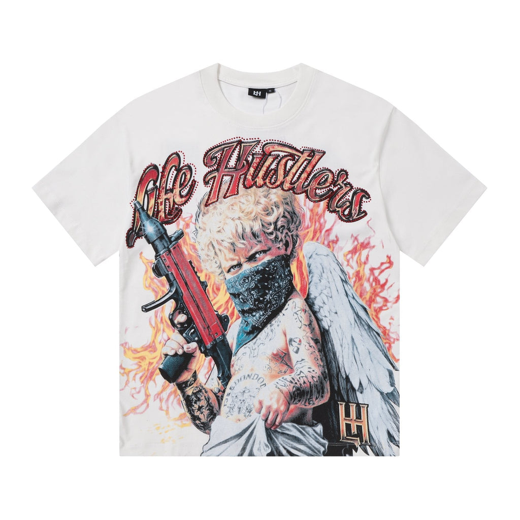 Life Hustlere No Days Off Graphic T-Shirt — front