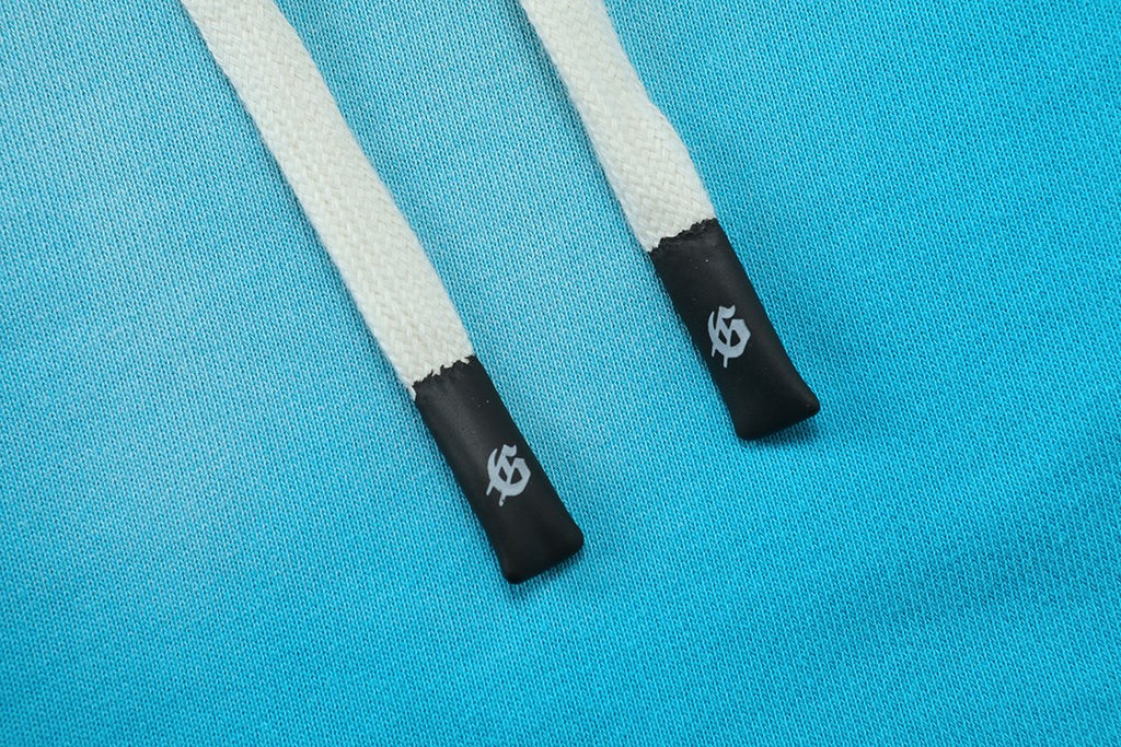 Godspeed Embroidered Drawstring Shorts — detail