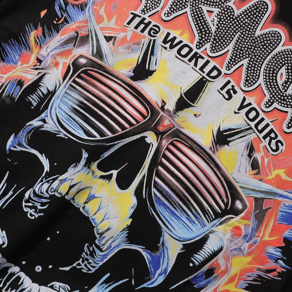 HARMONY Sunglasses Skull Graphic T-Shirt — detail