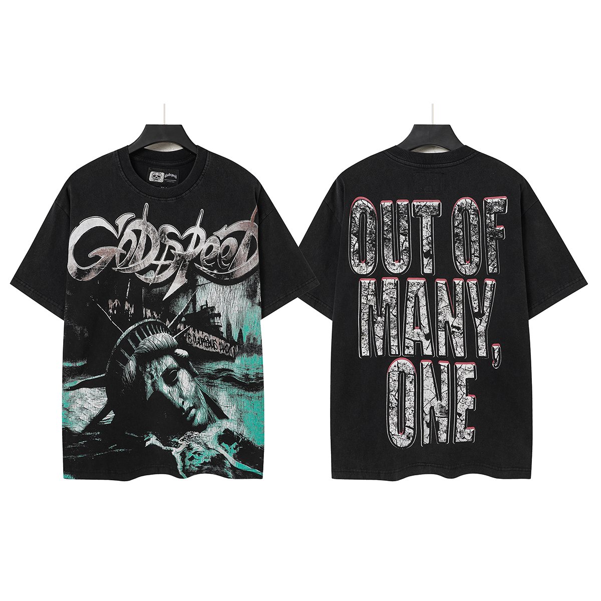 Godspeed Out of Many One Graphic T-Shirt — hero