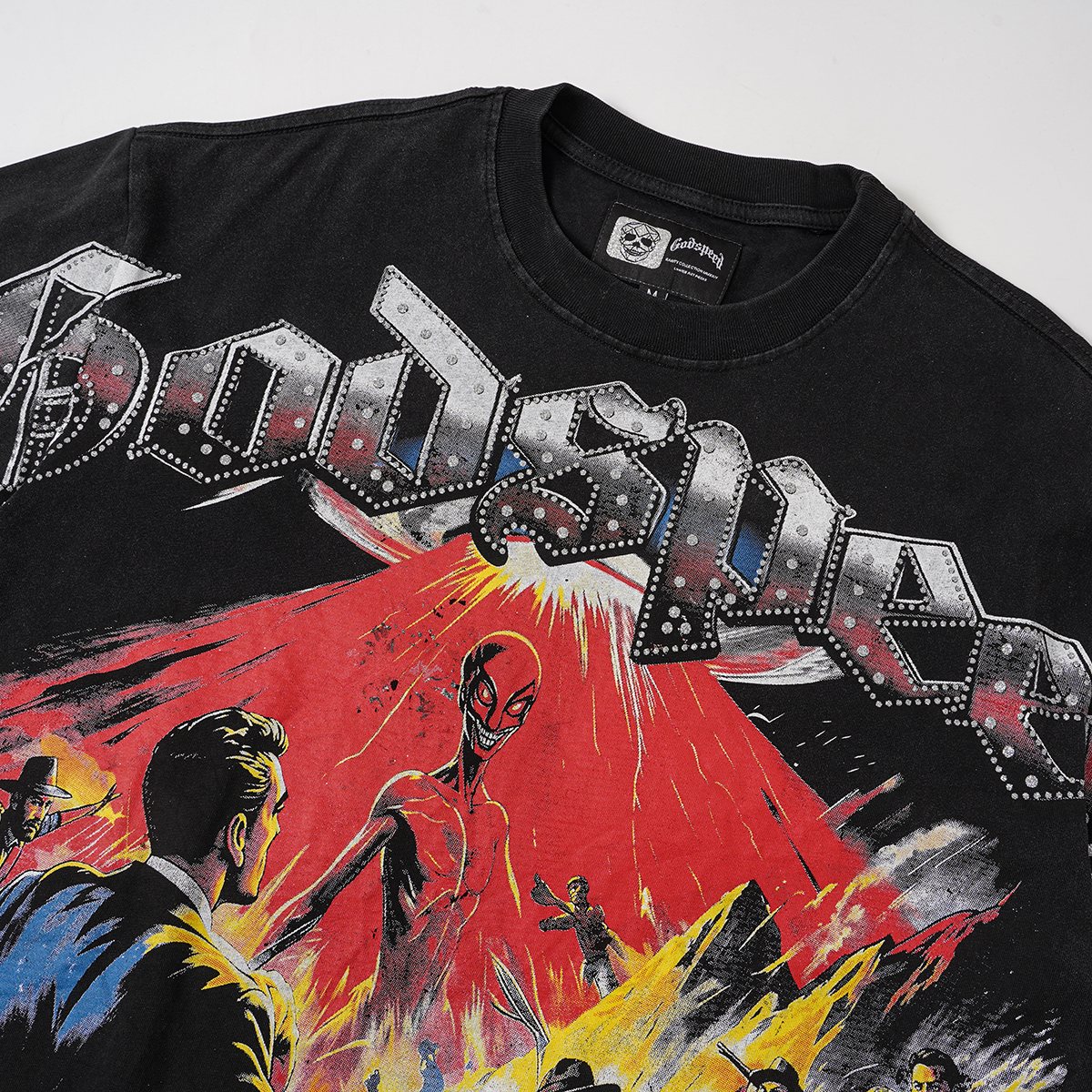 Godspeed Washed Rock Graphic T-Shirt — detail