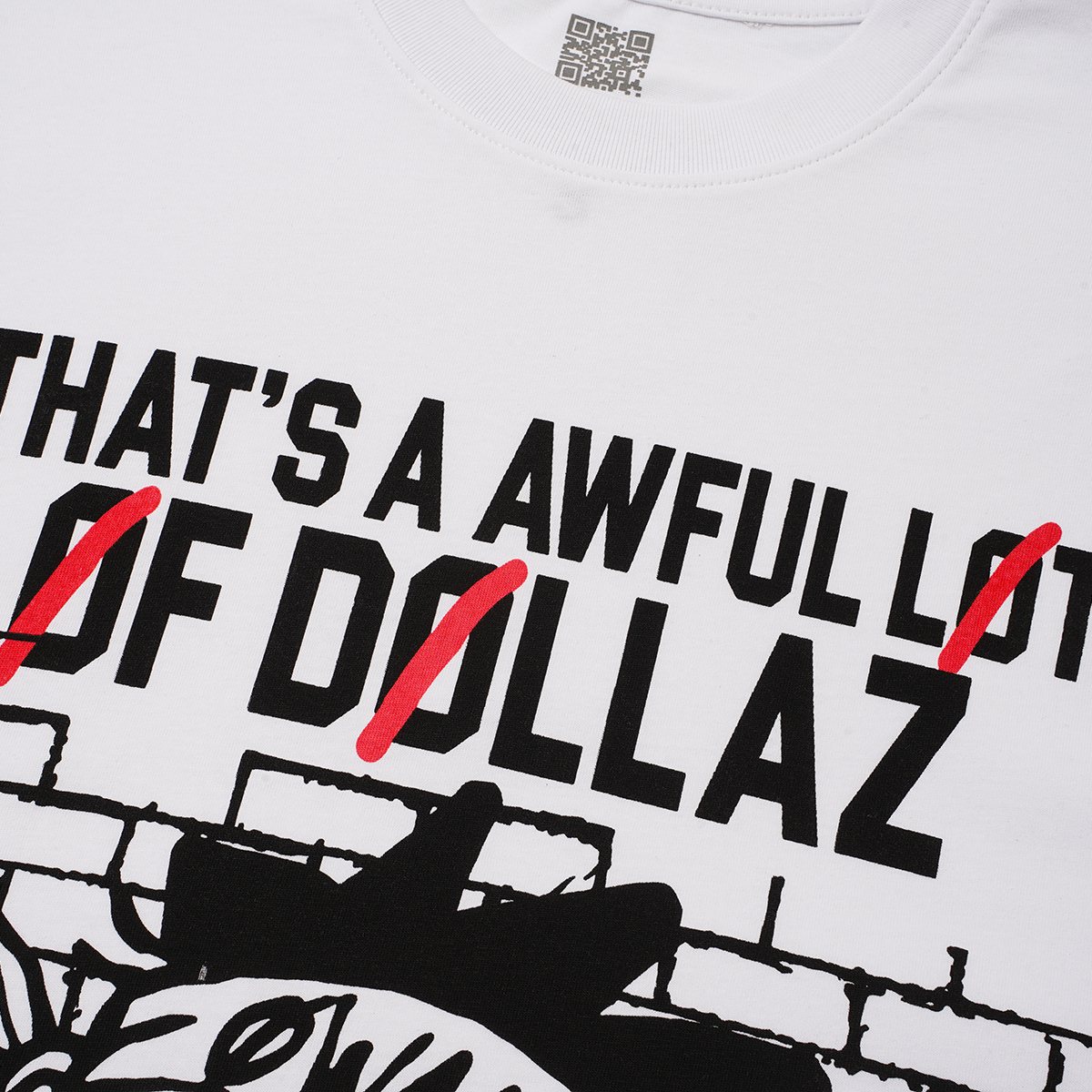 THAT'S A AWFUL LOT OF COUGH SYRUP Front Graphic Short-Sleeve T-Shirt — detail