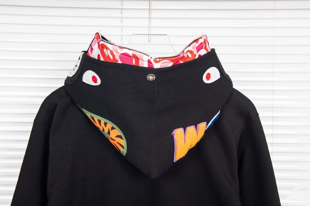BAPE Shark WGM Zip-Up Hoodie — detail