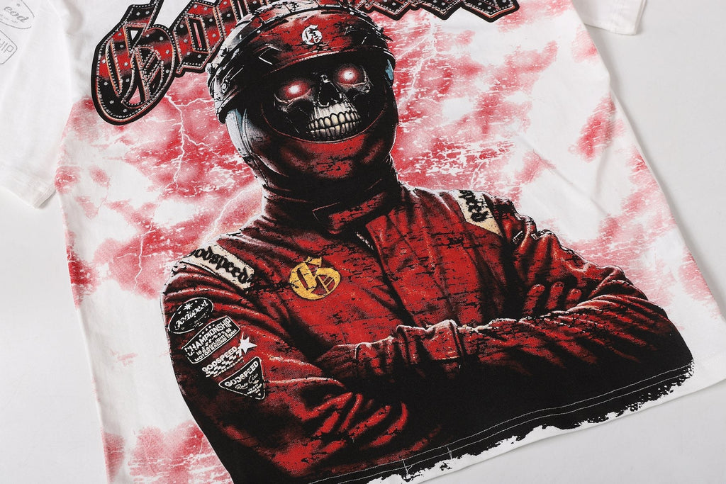 Godspeed Racing Skull Graphic T-Shirt — detail