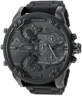 Diesel DZ7396 Mr. Daddy 2.0 Chronograph Men's Watch - Black Dial & Black Stainless Steel Strap